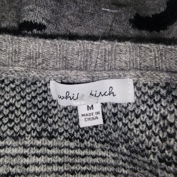 White Birch Boutique Nwot open front camo cardigan sweater size Medium - Picture 6 of 7